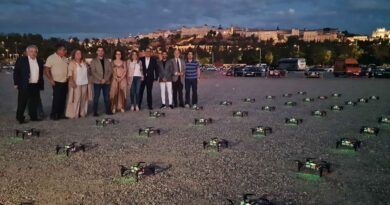 Espectáculo ‘Drone Light Show’ con motivo del 40 aniversario del Estatuto de Castilla-La Mancha