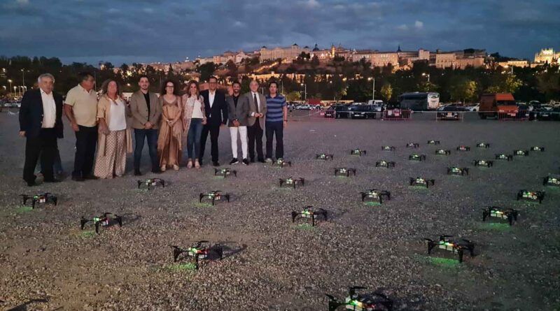 Espectáculo ‘Drone Light Show’ con motivo del 40 aniversario del Estatuto de Castilla-La Mancha