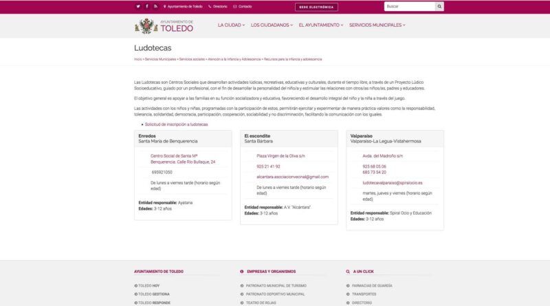 La Red Municipal de Ludotecas abre plazo para inscribirse hasta el 23 de septiembre