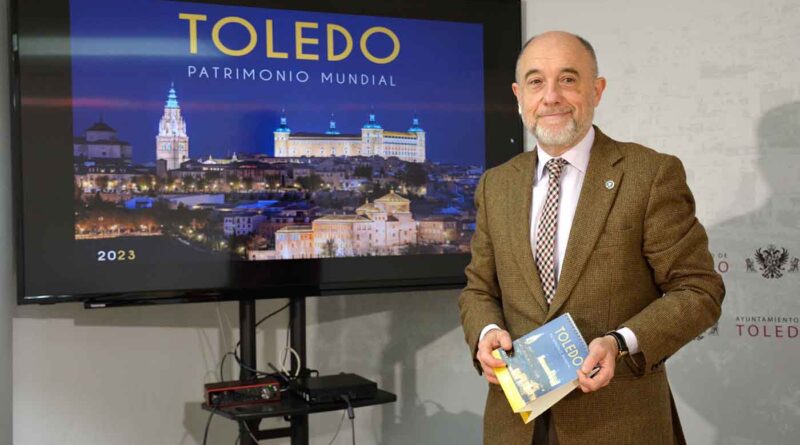 El calendario del Ayuntamiento para 2023 cuenta en la portada con la panorámica nocturna más bonita del mundo, la de Toledo