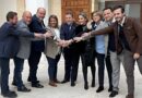 Castilla-La Mancha y Toledo celebran el Plan para la cuenca del Tajo del Gobierno. La alcaldesa de Toledo Milagros Tolón celebra 