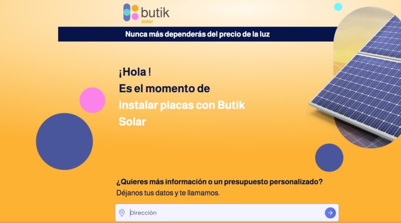 Butik elige Illescas como municipio modelo para instalar paneles solares