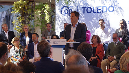 Carlos Velázquez presenta la candidatura del PP de Toledo