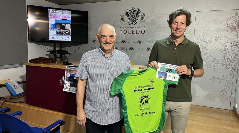 Llega la XLV Edición de la Carrera Pedestre Popular Toledo-Polígono, en la que participarán cerca de 300 corredores. El concejal de Deportes el Ayuntamiento de Toledo