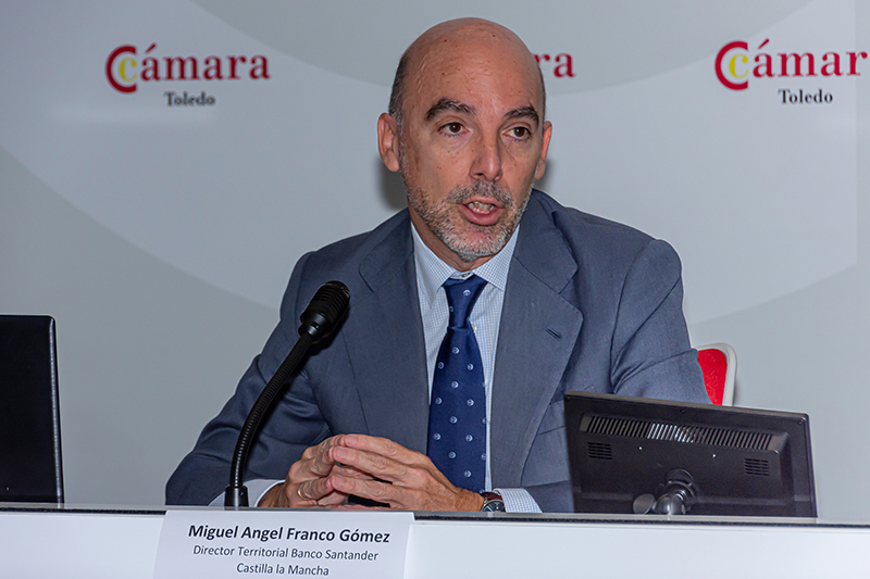 Miguel Angel Franco, director territorial de Banco Santander.