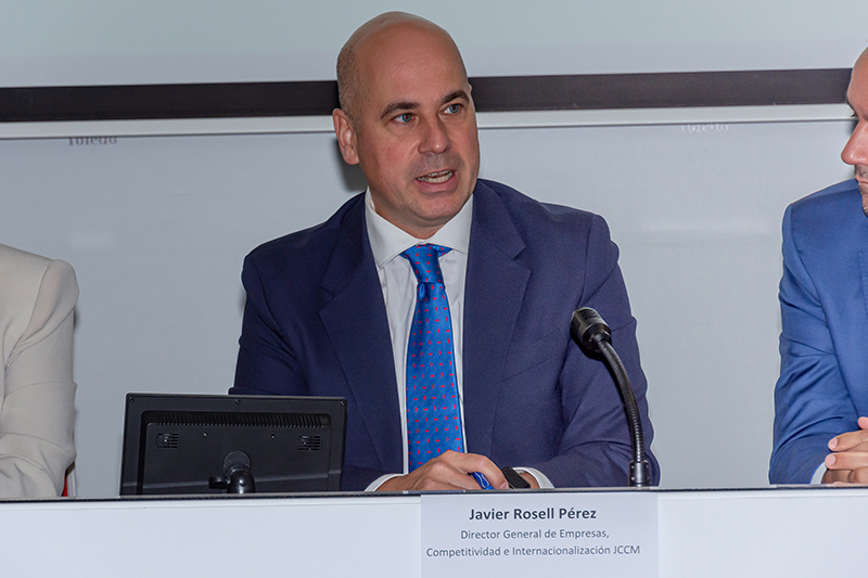 Javier Rosell, director general de empresas, competitividad de internacionalización de la Junta.