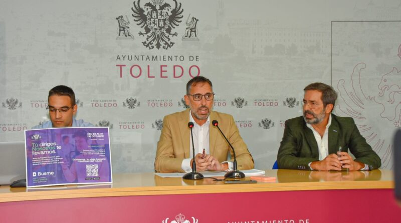 El Ayuntamiento de Toledo pone en marcha el proyecto piloto ‘Busme’. La prueba se realizará del 23 al 31 de octubre desde las 17:00 horas.
