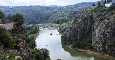 El Río tajo a su paso por Toledo