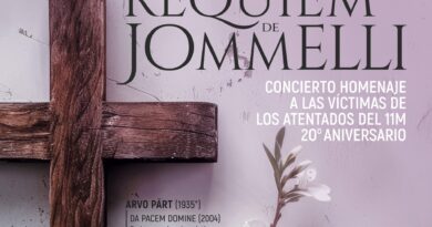 Nereydas y el Coro de la Comunidad de Madrid homenajean a las víctimas del 11M en un evento musical que será gratuito y tendrá lugar el 10 de marzo, a las 20:30 horas, en el la iglesia del Monasterio de San Juan de los Reyes en Toledo. 