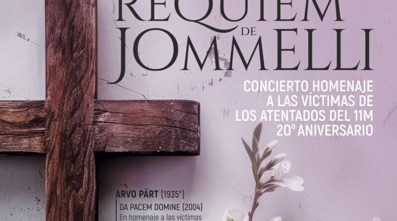 Nereydas y el Coro de la Comunidad de Madrid homenajean a las víctimas del 11M en un evento musical que será gratuito y tendrá lugar el 10 de marzo, a las 20:30 horas, en el la iglesia del Monasterio de San Juan de los Reyes en Toledo. 