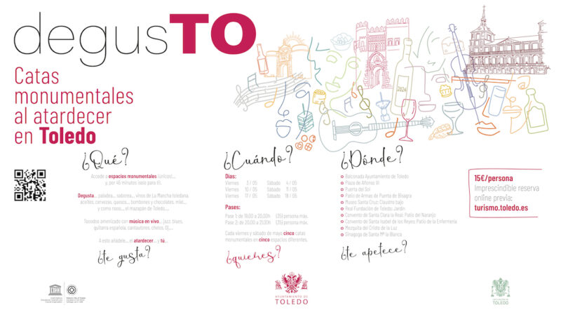 Degusto es una iniciativa que aúna turismo, patrimonio y gastronomía para hacer de Toledo una “experiencia especial y única”.