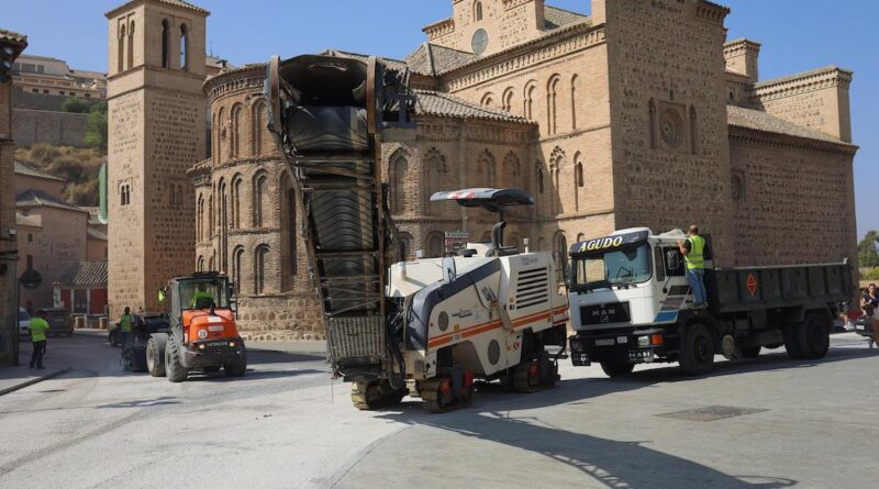 Obras en la puerta de la Bisagra limitan el acceso a Zocodover desde el miércoles y durante 10 días