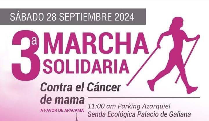 3ª Marcha Nórdica Solidaria contra el cáncer de mama