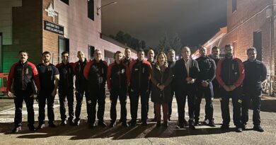 A primera hora los bomberos de Toledo partían del parque provincial de Toledo