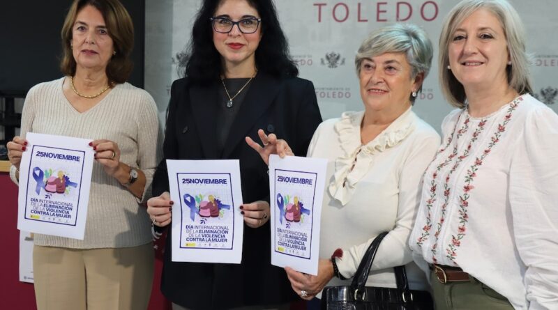 Toledo amplía su compromiso contra la violencia de género con un 44% más de actividades en torno al 25N