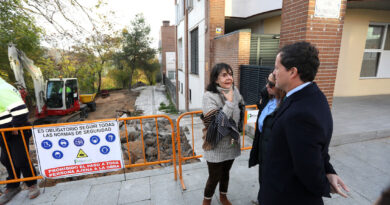 El Ayuntamiento repara la bajada del callejón de Obras Públicas en la Avenida de Madrid