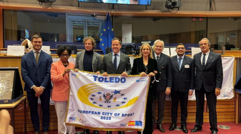 Toledo recibe el reconocimiento como Ciudad Europea del Deporte en el año 2025