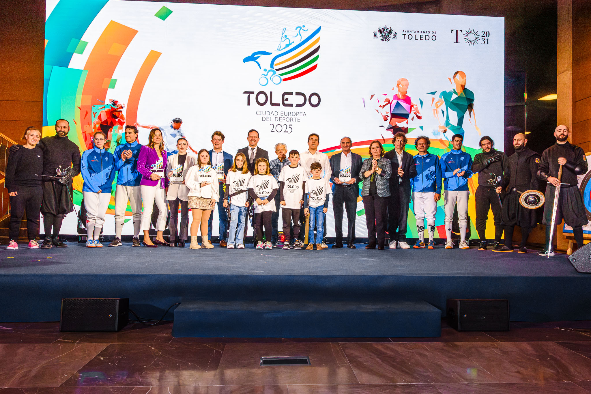 Gala del Deporte - Toledo 2025 - 064 El alcalde de Toledo, Carlos Velázquez, durante la Gala 'Ciudad Europea del Deporte 2025'.