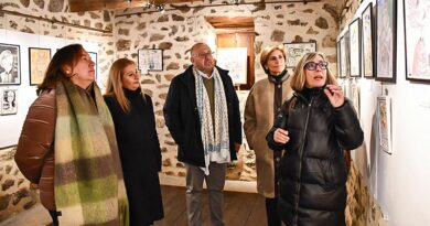 Inauguración de la exposición en Santa María de Melque