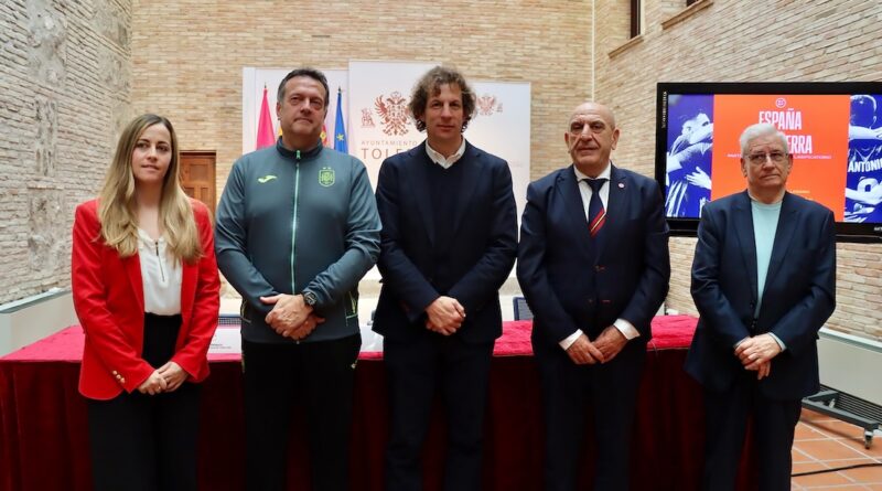 Toledo recibe con orgullo a la Selección Española de Fútbol Sala en su año como Ciudad Europea del Deporte