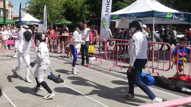 Abril 2025 Exhibición de Esgrima. Zocodover