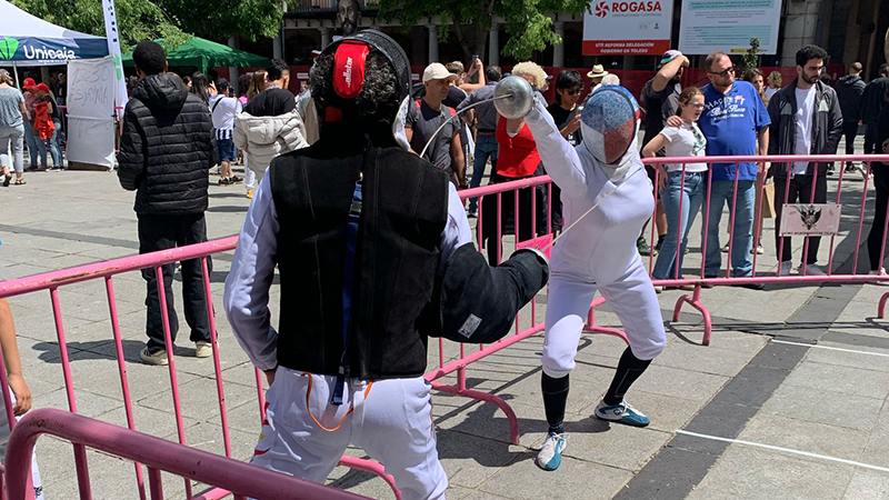 Abril 2025 Exhibición de Esgrima. Zocodover2