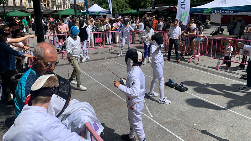 Abril 2025 Exhibición de Esgrima. Zocodover3