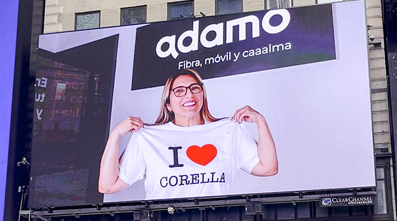 Adamo en Times Square