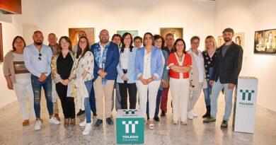 Exposición Mancharte 22 muestra talento artístico manchego en Toledo.