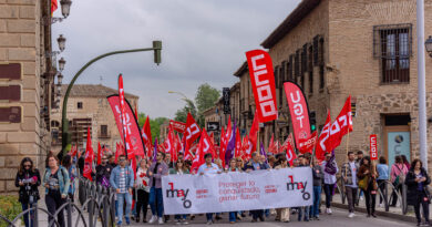 Manifestación del primero de Mayo en Toledo