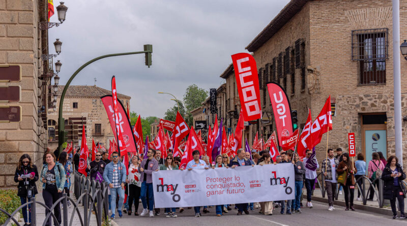 Manifestación del primero de Mayo en Toledo
