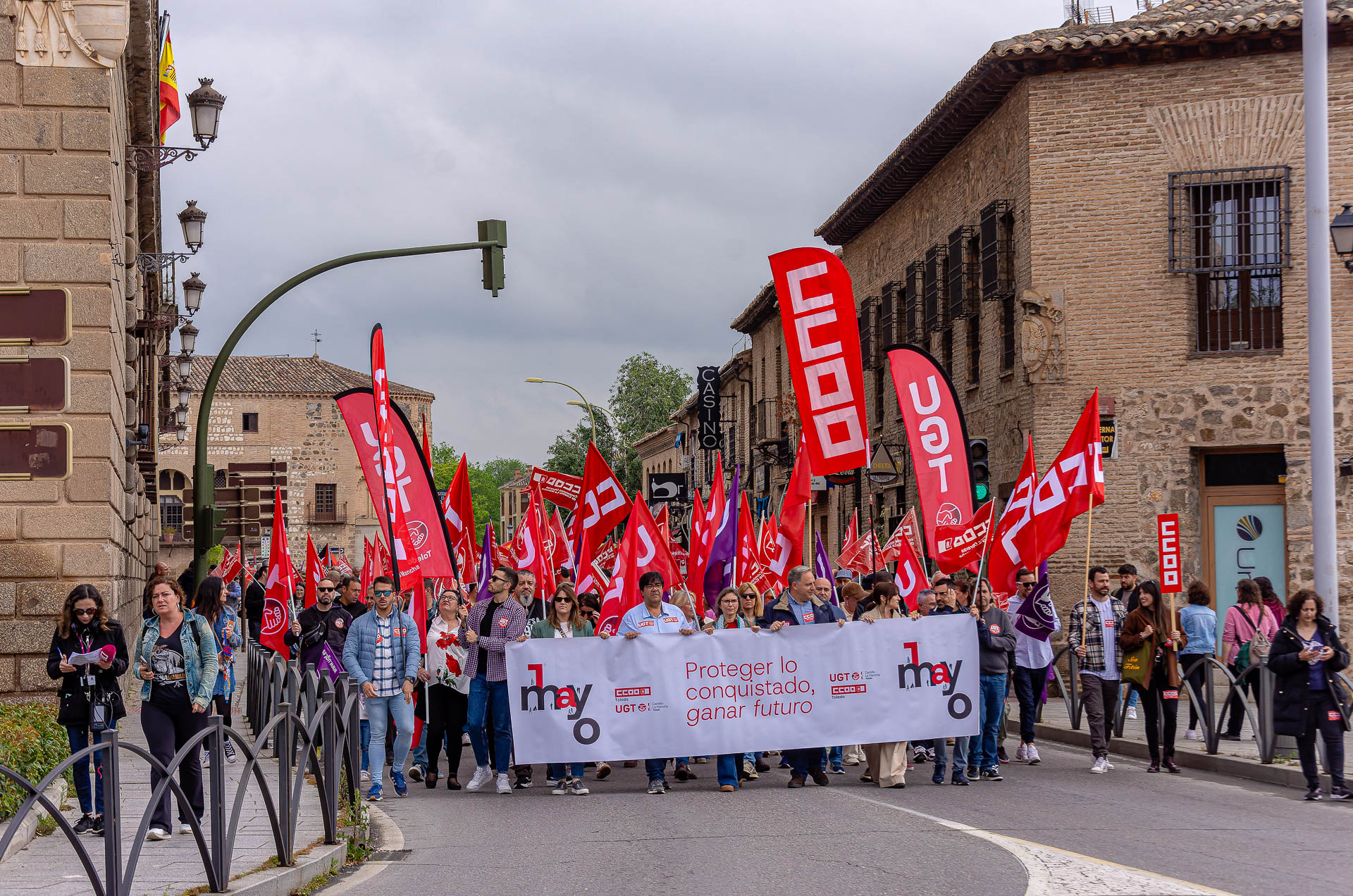 Manifestación del primero de Mayo en Toledo