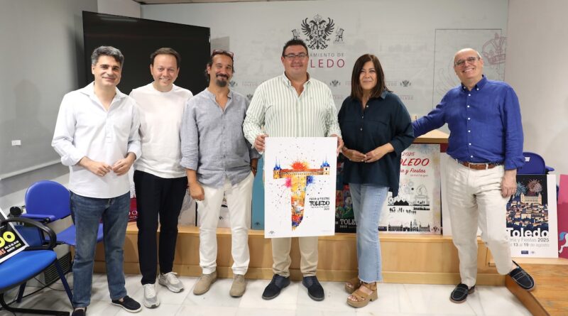 ‘Con T de Fiestas’, cartel oficial de la Feria y Fiestas de agosto 2025 en Toledo