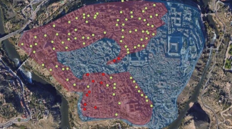 La novena fase del proyecto de eliminación del bolseo en el Casco Histórico de Toledo alcanza ya el 60 % de la superficie abordable