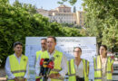 Obras de rehabilitación integral del parque de la Vega en Toledo, financiada por los fondos Next Generation.