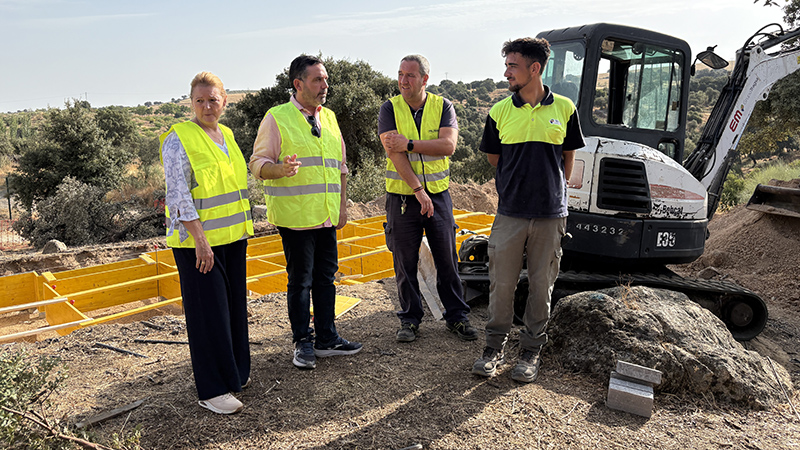 Obras del hábitat del lince ibérico en El Borril, impulsadas por la Diputación de Toledo.