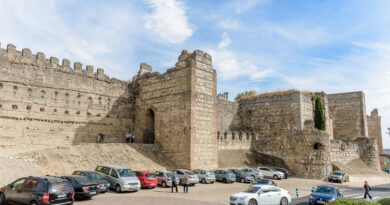 Vista panorámica del histórico Castillo de Escalona