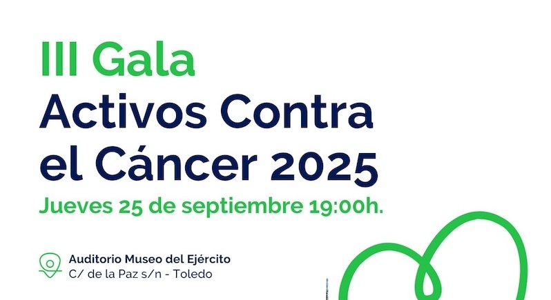 La Asociación Española Contra el Cáncer celebrará el próximo 25 de septiembre la “III Gala Activos Contra el Cáncer 2025” en el Museo del Ejército