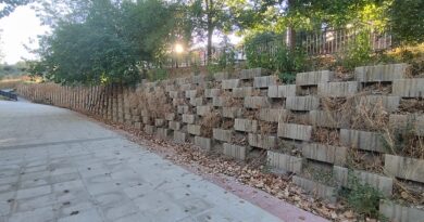 El talud de arena del paseo de Don Vicente es para IU un foco de insalubridad y solicita eliminarlo