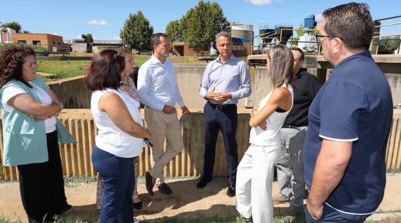 Velázquez anuncia una inversión de casi 4 millones de euros en la EDAR del Polígono para reducir la contaminación del Tajo