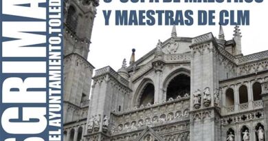 Toledo acogerá la 9ª Copa Maestros de Esgrima de Castilla-La Mancha en la plaza del Ayuntamiento
