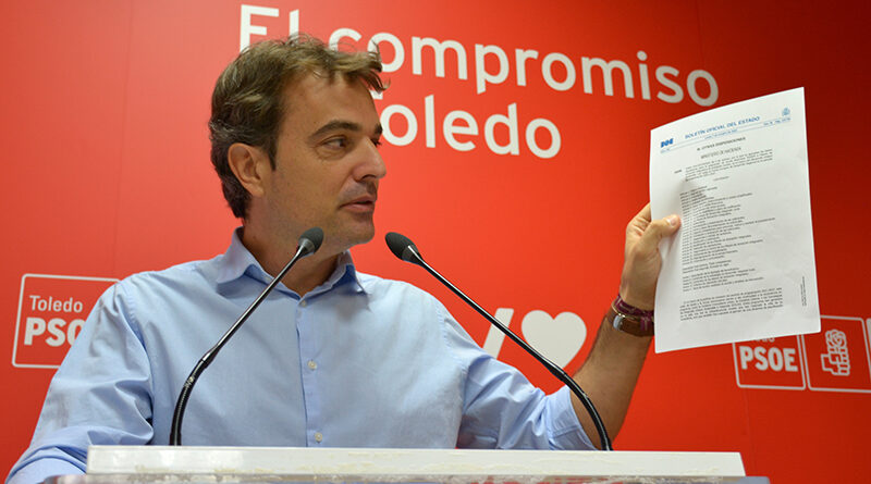 Pablo García PSOE Fondos europeos Toledo