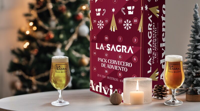 Cerveza LA SAGRA lanza su Calendario de Adviento 2025 con 24 días de sorpresas cerveceras