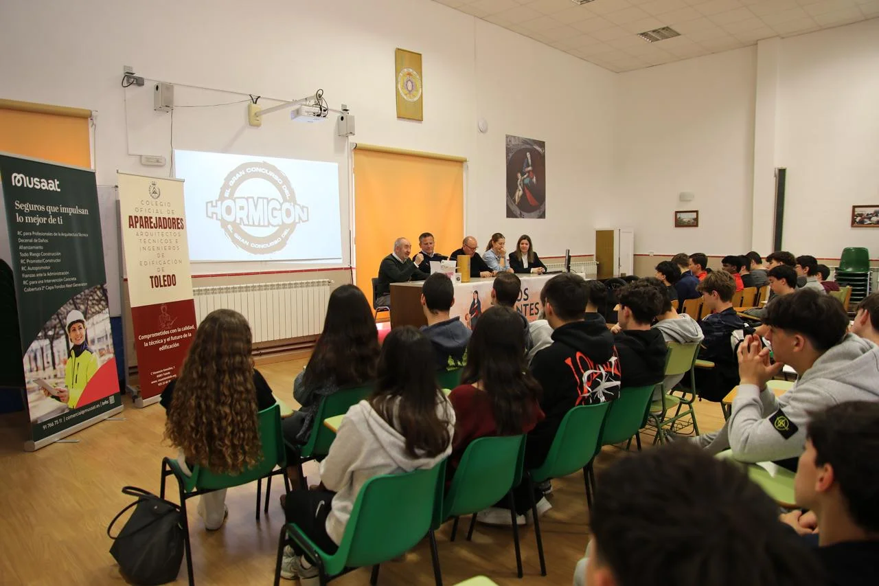 Concurso Hormigón Colegio de Aparejadores en el Colegio Infantes (1)