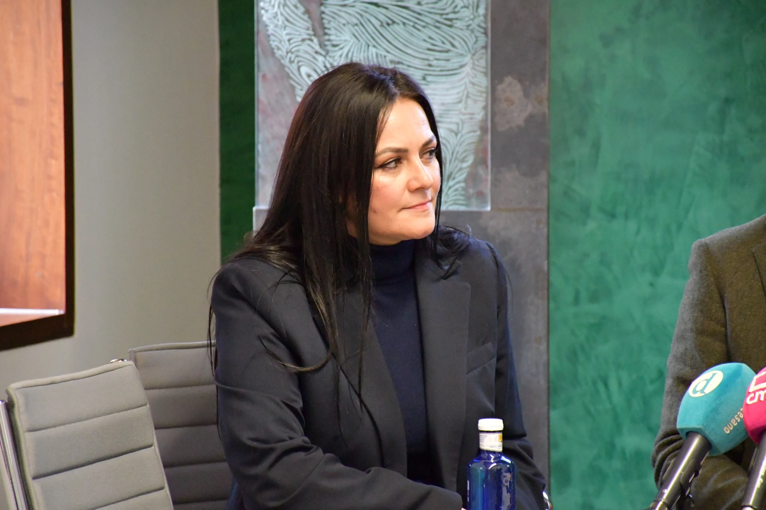 Manuela Lominchar en una reunión del Consorcio Manuela Lominchar en una reunión del Consorcio