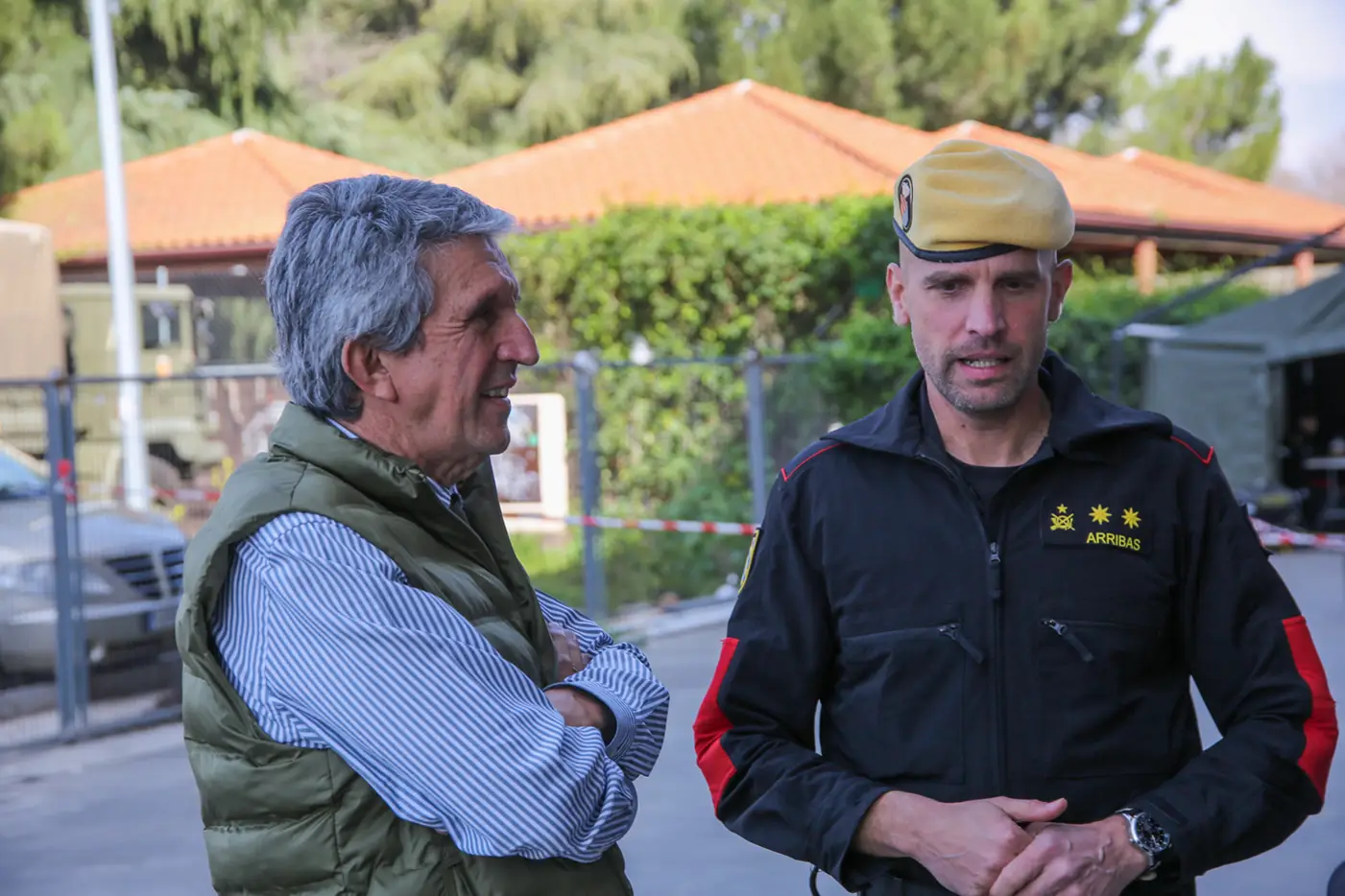 Sabrido visitó las maniobras de la UME en Talavera Sabrido visitó las maniobras de la UME en Talavera