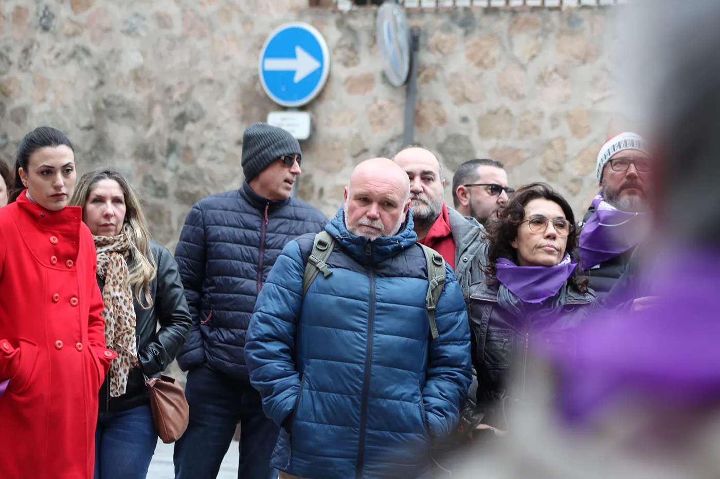 Txema Fernández (IU) junto a representantes de CCOO en la concentración contra la violencia machista copia Txema Fernández (IU) junto a representantes de CCOO en la concentración contra la violencia machista copia
