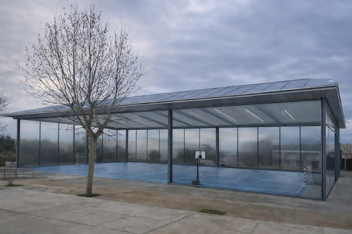 arreglo de la pista cubierta del CEIP Tirso de Molina en Argés (11)