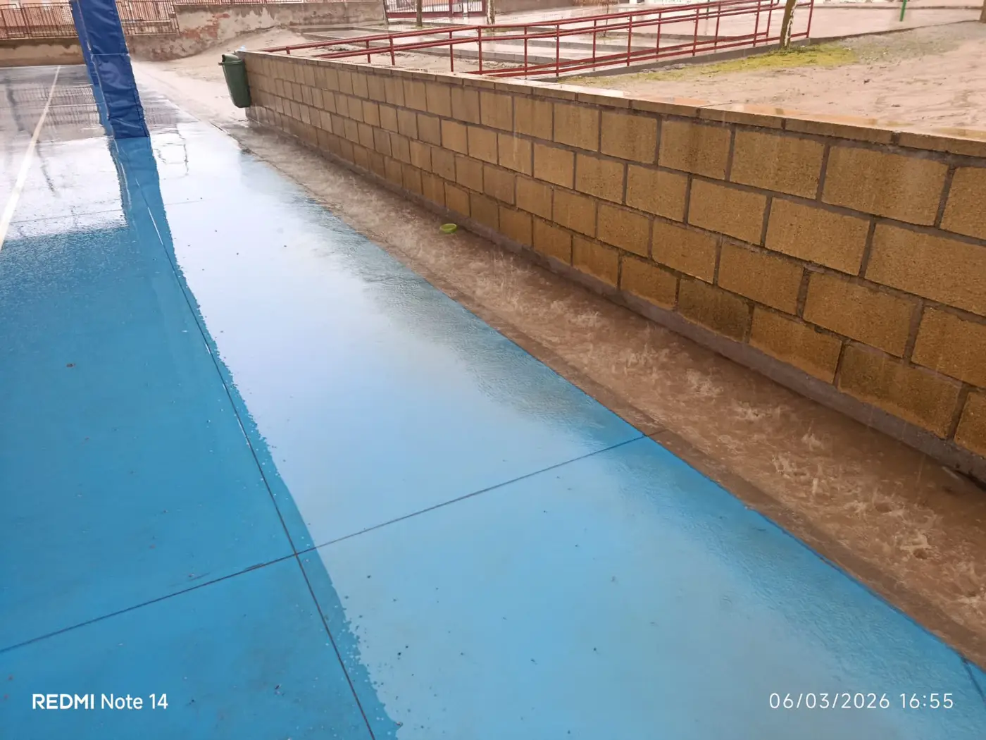 arreglo de la pista cubierta del CEIP Tirso de Molina en Argés (5)