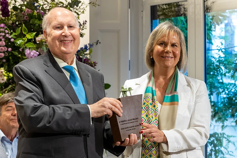 con Presidente Fundacion Tatiana M